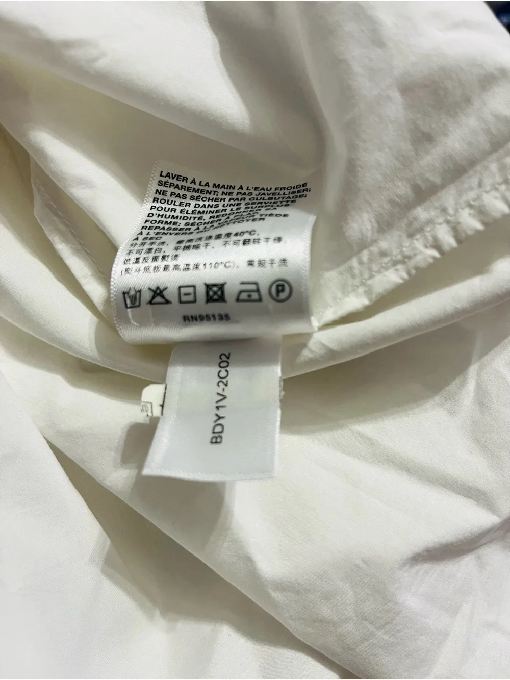 LAFAYETTE 148 Painter's Palette Print Cotton Poplin Oversized Shirt Sz L